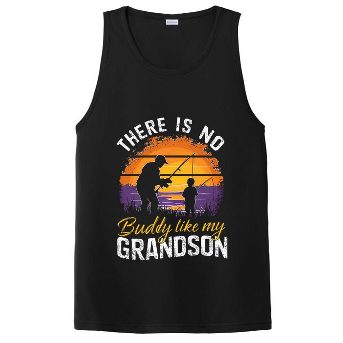 There Is No Buddy Like My Grandson Matching Grandpa Outfit PosiCharge Competitor Tank