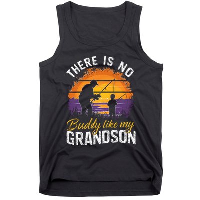 There Is No Buddy Like My Grandson Matching Grandpa Outfit Tank Top