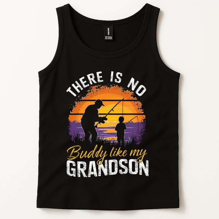 There Is No Buddy Like My Grandson Matching Grandpa Outfit Tank Top