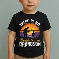 There Is No Buddy Like My Grandson Matching Grandpa Outfit Toddler T-Shirt