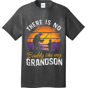 There Is No Buddy Like My Grandson Matching Grandpa Outfit T-Shirt