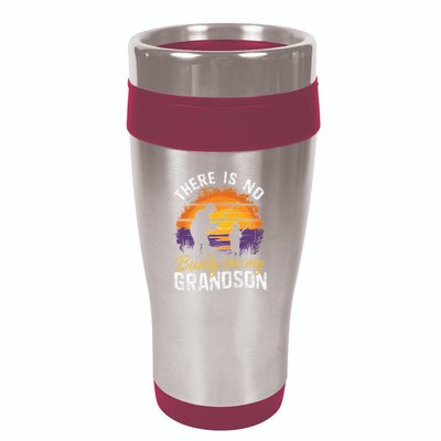 There Is No Buddy Like My Grandson Matching Grandpa Outfit 16oz Travel Tumbler
