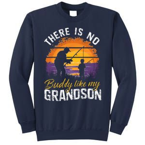 There Is No Buddy Like My Grandson Matching Grandpa Outfit Sweatshirt