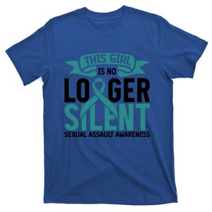 This Is No Longer Silent Sexual Assault Awareness Month Gift T-Shirt