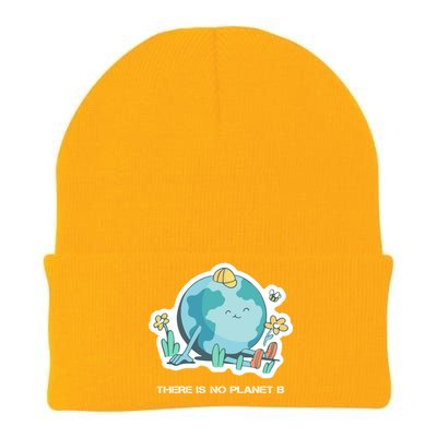 There Is No Planet B Cute Gift Save Planet Earth Gift Knit Cap Winter Beanie