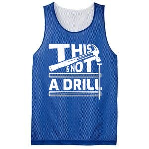 This Is Not A Drill Hummer Tools Handy Cute Gift Mesh Reversible Basketball Jersey Tank