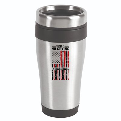There Is No Crying In Baseball 16oz Travel Tumbler