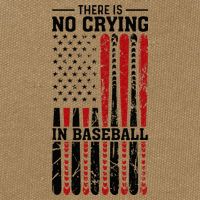 There Is No Crying In Baseball Cotton Canvas Backpack