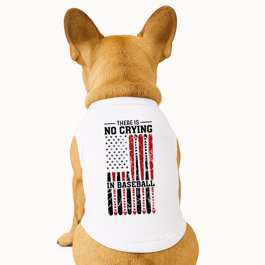 There Is No Crying In Baseball Doggie Tank