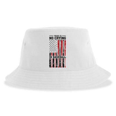 There Is No Crying In Baseball Sustainable Bucket Hat
