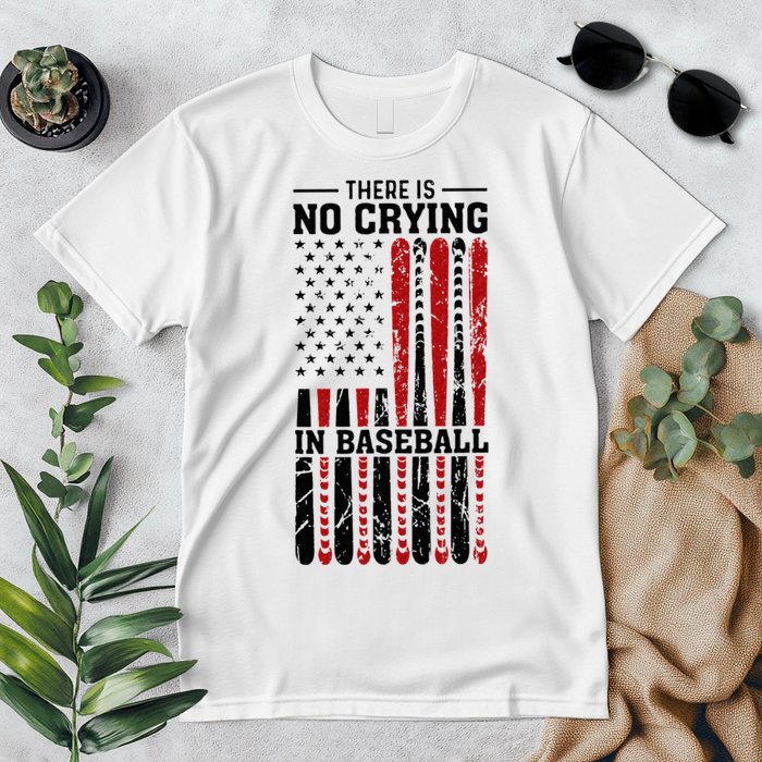 There Is No Crying In Baseball Premium T-Shirt