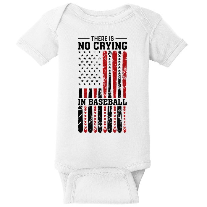 There Is No Crying In Baseball Baby Bodysuit
