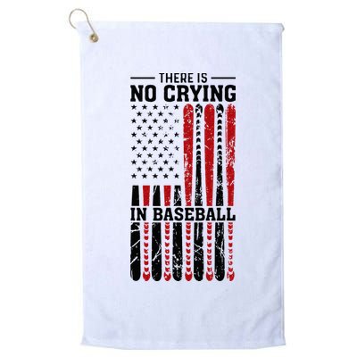 There Is No Crying In Baseball Golf Towel