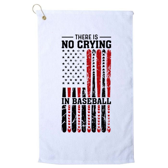 There Is No Crying In Baseball Golf Towel