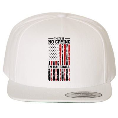 There Is No Crying In Baseball Wool Snapback Cap