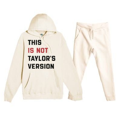 This Is Not Tay Version Premium Hooded Sweatsuit Set