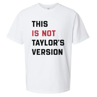 This Is Not Tay Version Sueded Cloud Jersey T-Shirt