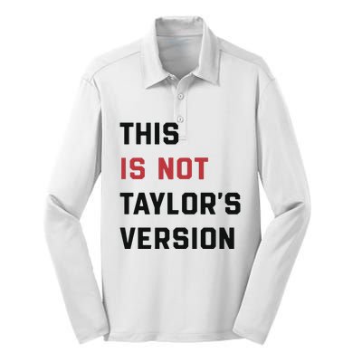 This Is Not Tay Version Silk Touch Performance Long Sleeve Polo