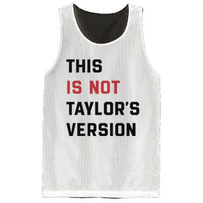 This Is Not Tay Version Mesh Reversible Basketball Jersey Tank