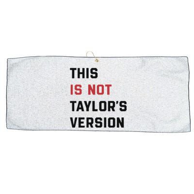 This Is Not Tay Version Large Microfiber Waffle Golf Towel