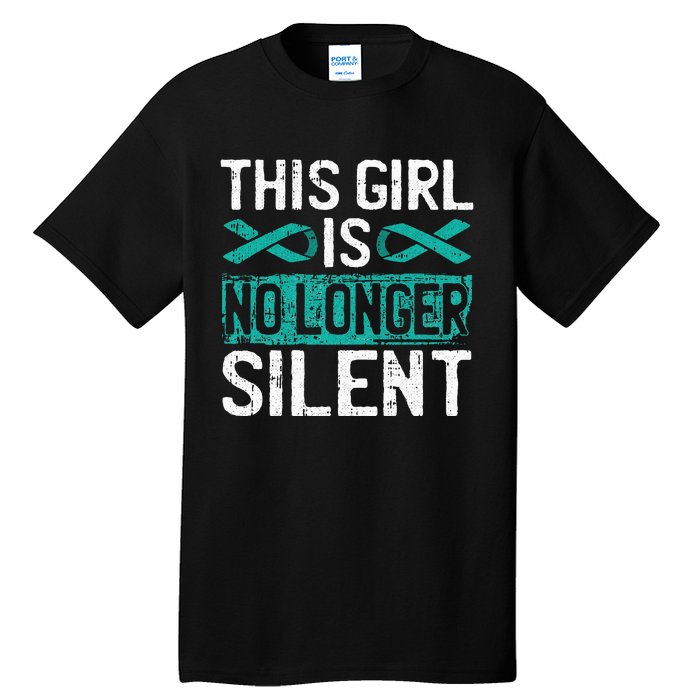 This Is No Longer Silent Sexual Assault Awareness Tall T-Shirt