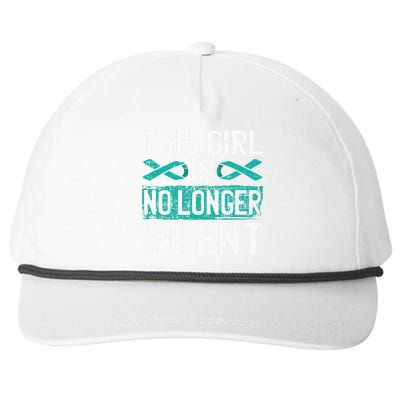 This Is No Longer Silent Sexual Assault Awareness Snapback Five-Panel Rope Hat