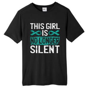 This Is No Longer Silent Sexual Assault Awareness Tall Fusion ChromaSoft Performance T-Shirt