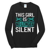 This Is No Longer Silent Sexual Assault Awareness Tall Long Sleeve T-Shirt