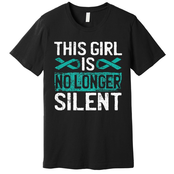 This Is No Longer Silent Sexual Assault Awareness Premium T-Shirt