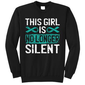 This Is No Longer Silent Sexual Assault Awareness Tall Sweatshirt