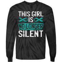 This Is No Longer Silent Sexual Assault Awareness Tie-Dye Long Sleeve Shirt