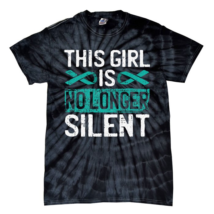 This Is No Longer Silent Sexual Assault Awareness Tie-Dye T-Shirt