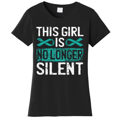 This Is No Longer Silent Sexual Assault Awareness Women's T-Shirt