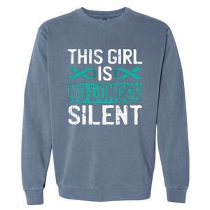 This Is No Longer Silent Sexual Assault Awareness Garment-Dyed Sweatshirt