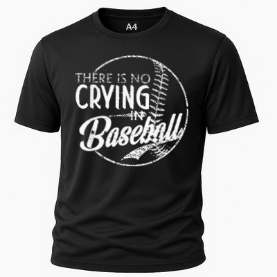 There Is No Crying In Baseball Sports Funny Baseball Performance Shirt