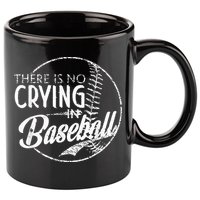 There Is No Crying In Baseball Sports Funny Baseball 11oz C Handle Ceramic Mug