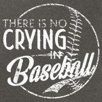 There Is No Crying In Baseball Sports Funny Baseball Cotton Canvas Backpack