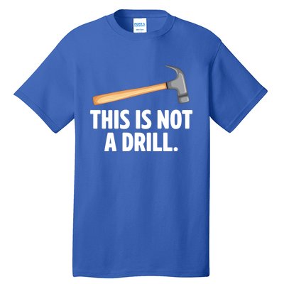 This Is Not A Drill Car Mechanic Vehicle Technician Repair Cool Gift Tall T-Shirt