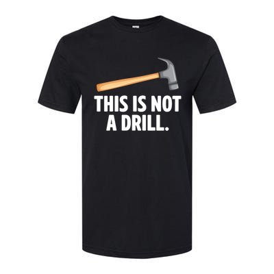 This Is Not A Drill Car Mechanic Vehicle Technician Repair Cool Gift Softstyle CVC T-Shirt