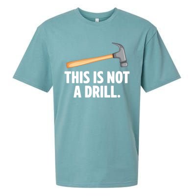 This Is Not A Drill Car Mechanic Vehicle Technician Repair Cool Gift Sueded Cloud Jersey T-Shirt