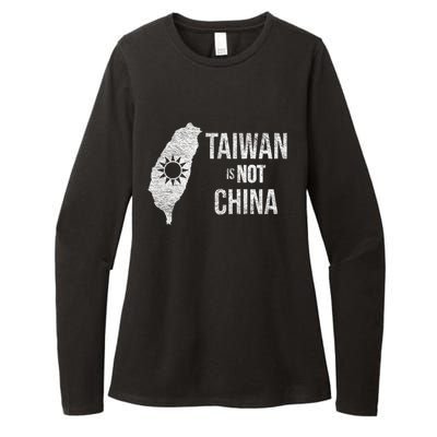 Taiwan Is Not China Freedom Democracy Independence Meaningful Gift Womens CVC Long Sleeve Shirt