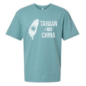 Taiwan Is Not China Freedom Democracy Independence Meaningful Gift Sueded Cloud Jersey T-Shirt