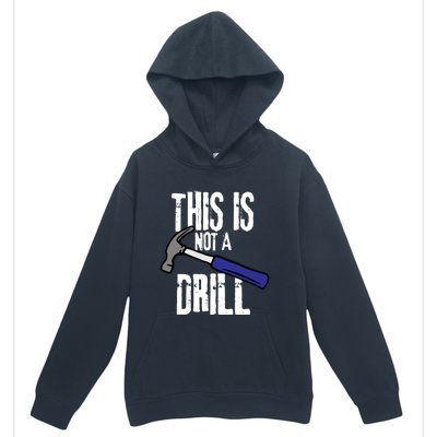 This Is Not A Drill Retro Humour Sarcastic Funny Cute Gift Urban Pullover Hoodie