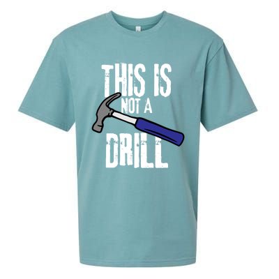 This Is Not A Drill Retro Humour Sarcastic Funny Cute Gift Sueded Cloud Jersey T-Shirt