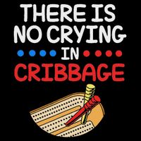 There Is No Crying In Cribbage Flat Bill Trucker Hat