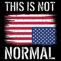 This Is Not Normal Upside Down American Flag 16 in Basic Backpack