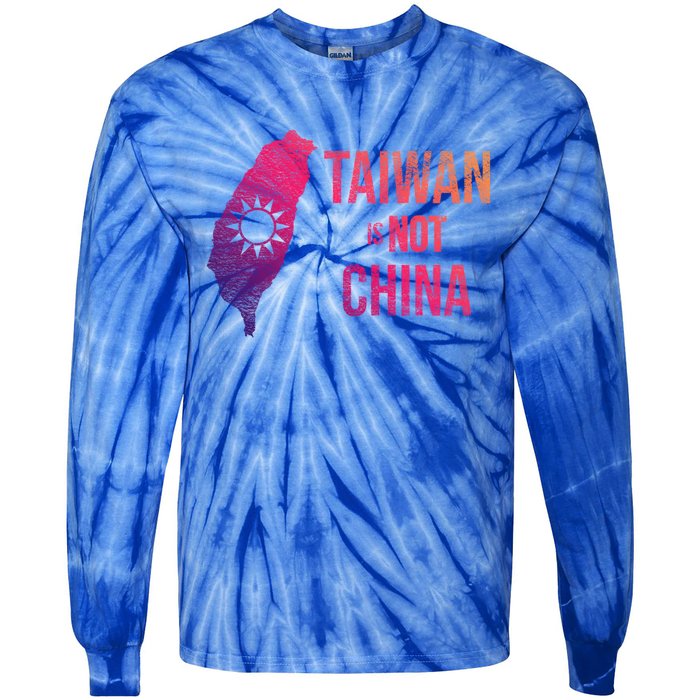 Taiwan Is Not China Freedom Democracy Independence Gift Tie-Dye Long Sleeve Shirt