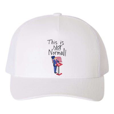 This Is Not Normal Trump Critique Stansbury Political Satire Premium Yupoong Adult 5-Panel Trucker Hat