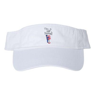 This Is Not Normal Trump Critique Stansbury Political Satire Premium Visor