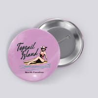 Topsail Island North Carolina Button